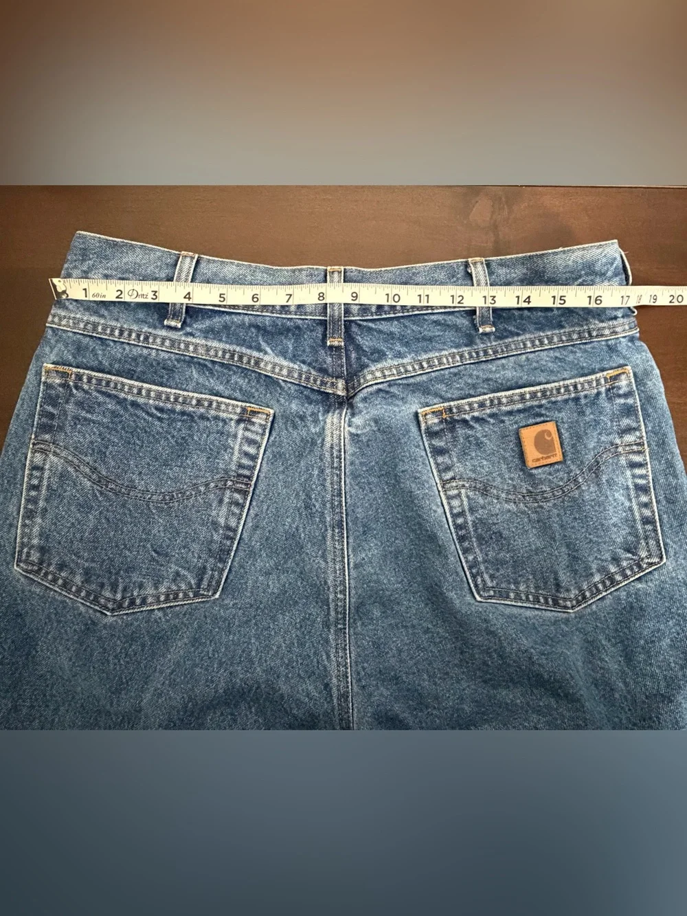 Carhartt B17 DST Men’s Jeans 36x32 Relaxed Fit Denim Workwear